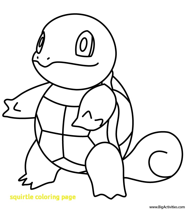 751x851 Squirtle Coloring Page Coloringpageforkids.co