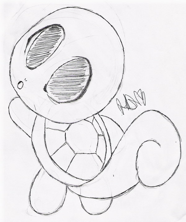 600x716 Chibi Squirtle By Kaidathedragon