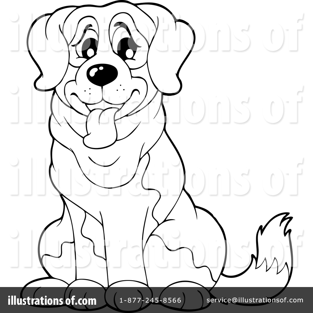 1024x1024 St Bernard Clipart