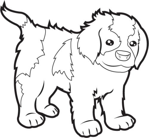 500x465 Clipartfort Animals Pets St. Bernard Puppy