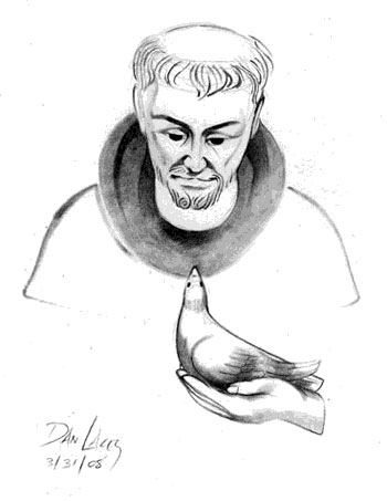 350x453 St. Francis Of Assisi Free To Print Catholic Coloring Page. Feast