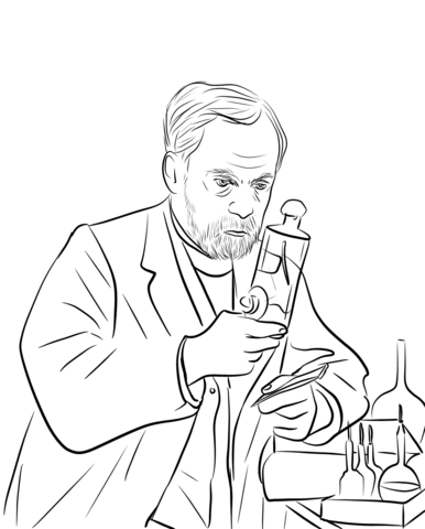 386x480 Louis Pasteur Coloring Page Free Printable Coloring Pages