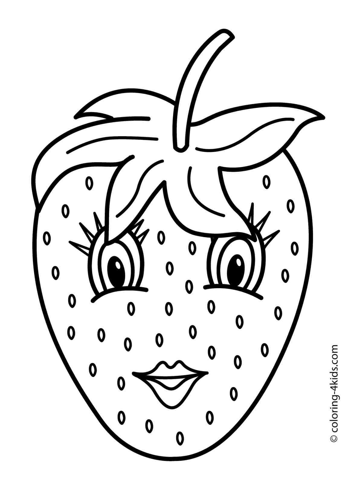 1172x1642 Drawing For Kids Fruits