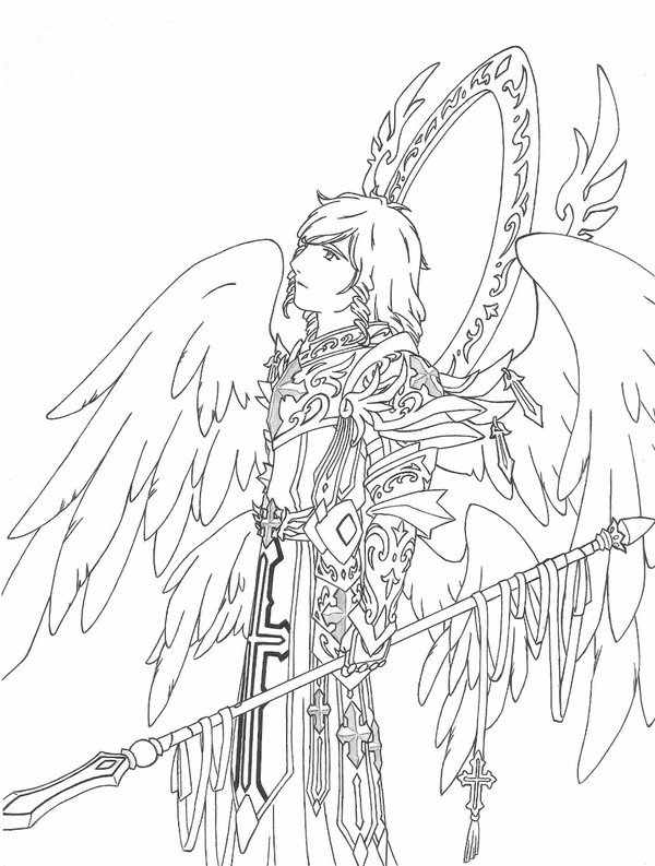 600x793 Saint Michael Archangel By Chronos89