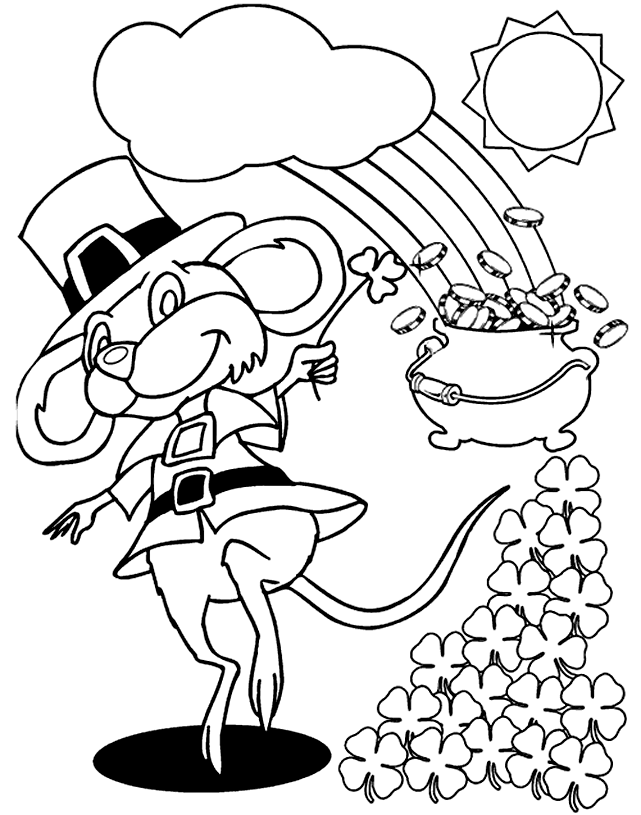 641x815 St. Patrick's Day Free Coloring Pages