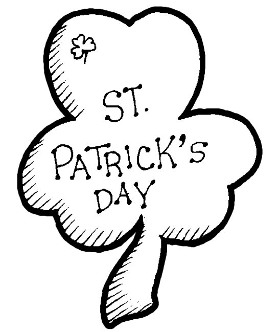 548x649 Printable St Patricks Day Coloring Pages