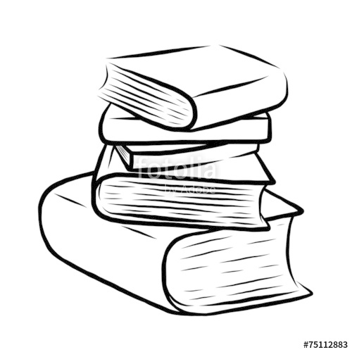 500x500 Stack Of Five Books Stock Image And Royalty Free Vector Files