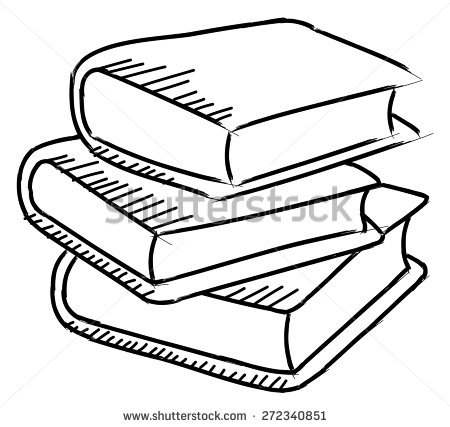450x427 Books Drawing