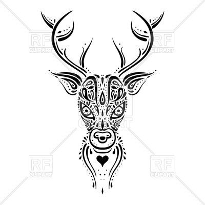 400x400 Deer Head