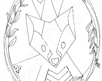 340x270 Stag Colouring Page Etsy