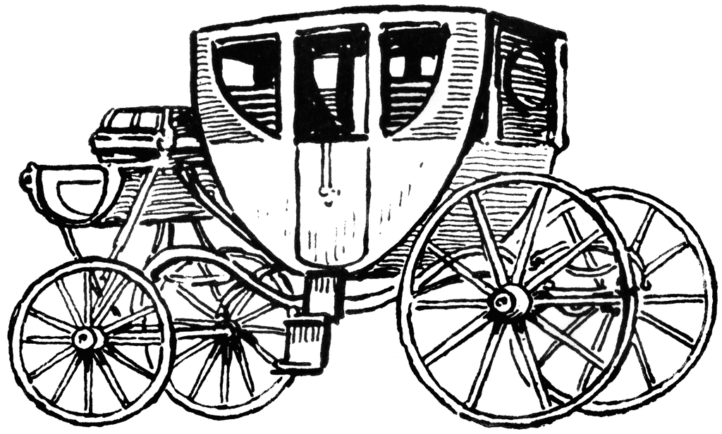 1024x616 Carriage Clipart Stagecoach