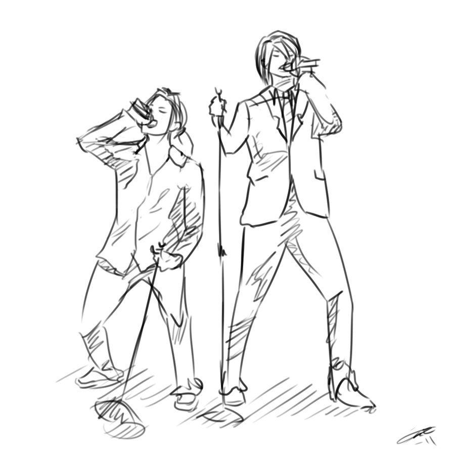 894x894 Stage Singing Speedsketch By Ericoscarj