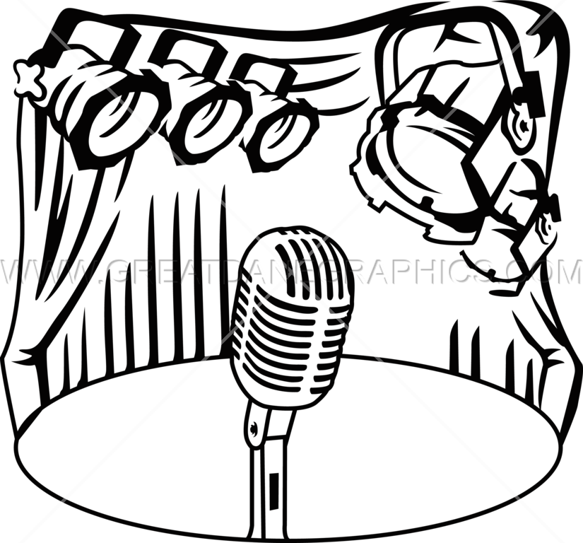 825x768 Stage Lights Production Ready Artwork For T Shirt Printing