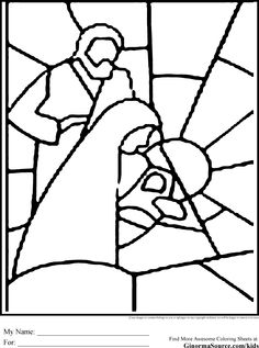 236x317 Stained Glass Window To Colour Free Download