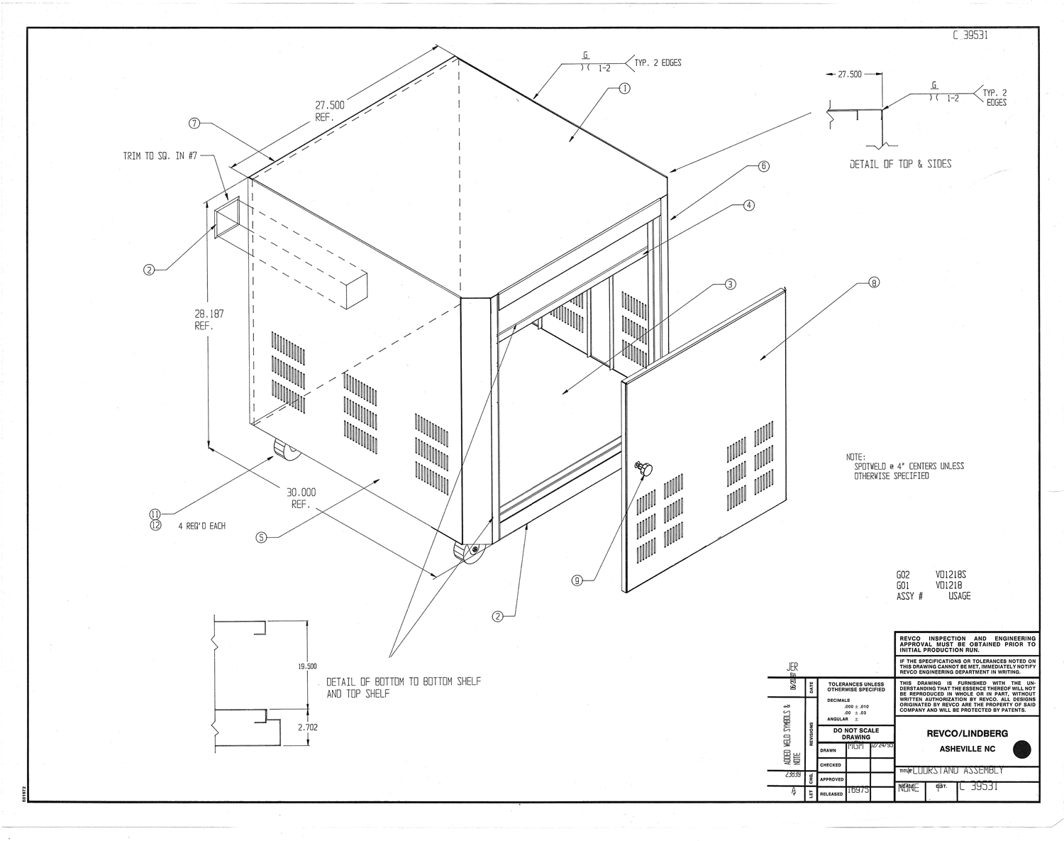 1500x1185 6723, Thermo Scientific Stainless Steel Floor Stand For Lindberg