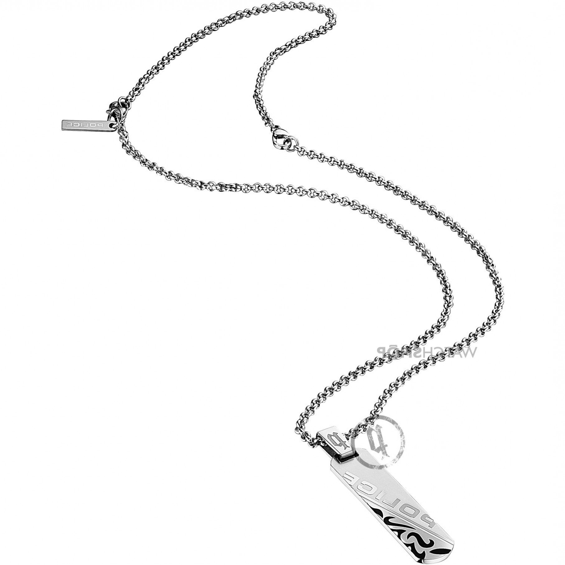 1814x1814 Mens Police Stainless Steel Duality Necklace Psb P Ksvhs Jewellery