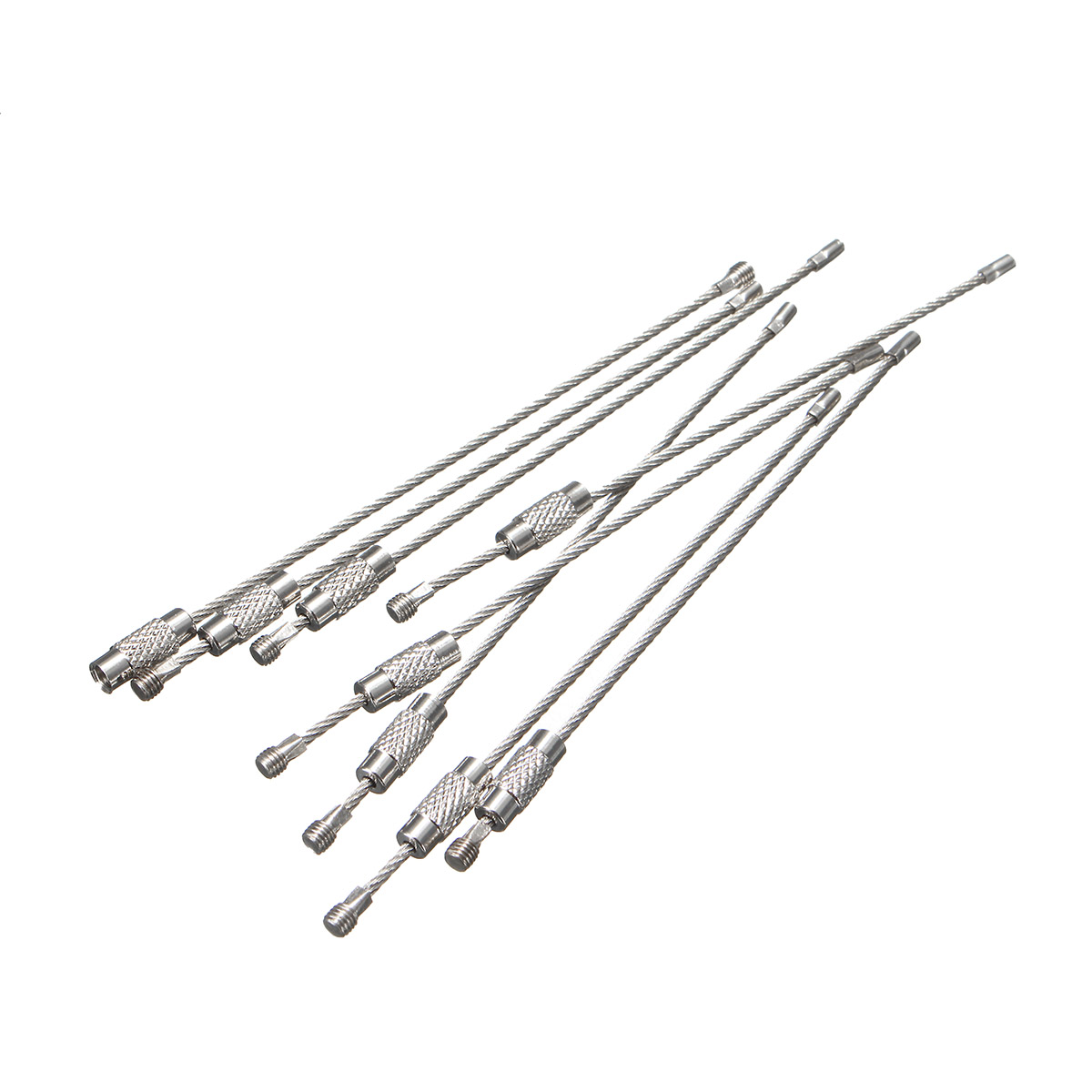 1200x1200 Buy 100pcs Stainless Steel Wires Keychains Carabiner Key Rings