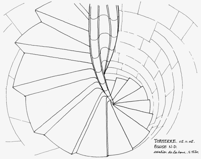 650x516 Hand Painted Spiral Staircase, Rotation, Stairs, Hand Painted Png