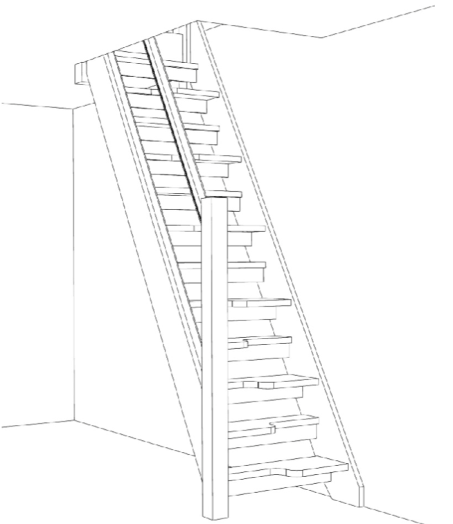 654x757 Paddle Stairs Amp Space Saving Stairs Design