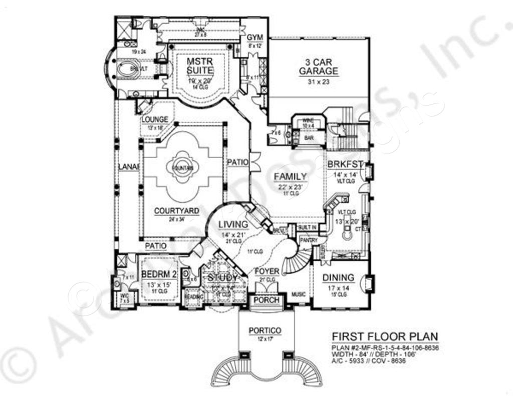 1024x800 Malmaison Mansion House Plans Luxury House Plans