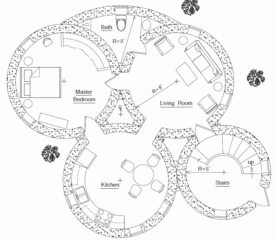 956x839 Round Home Plans Awesome Roundhouse Plan