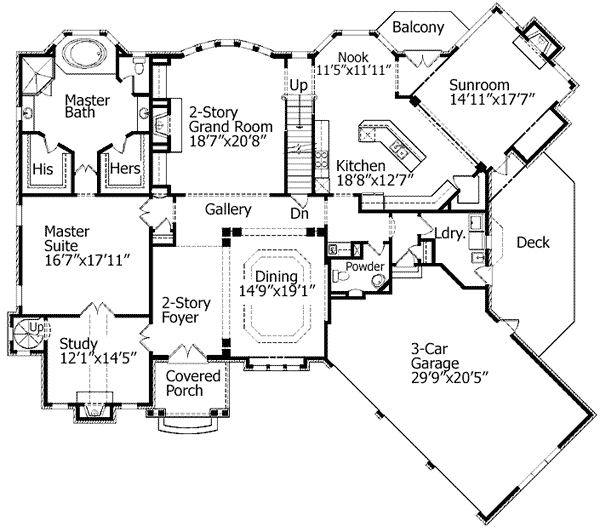 600x532 Floor Plans With Spiral Staircase