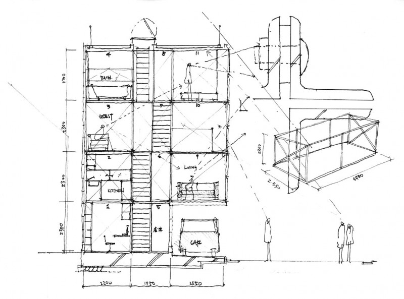 800x593 Perfect Boxes Home Interior Decorated With Industrial Staircase