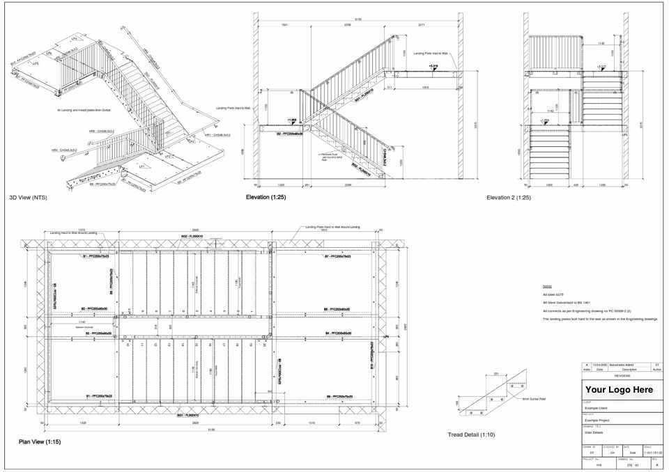 960x678 Staircase Steel Detail Drawing Staircase Gallery