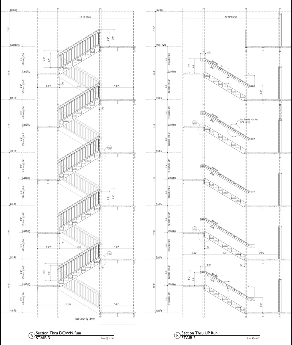 Stairs Architectural Drawing at GetDrawings | Free download