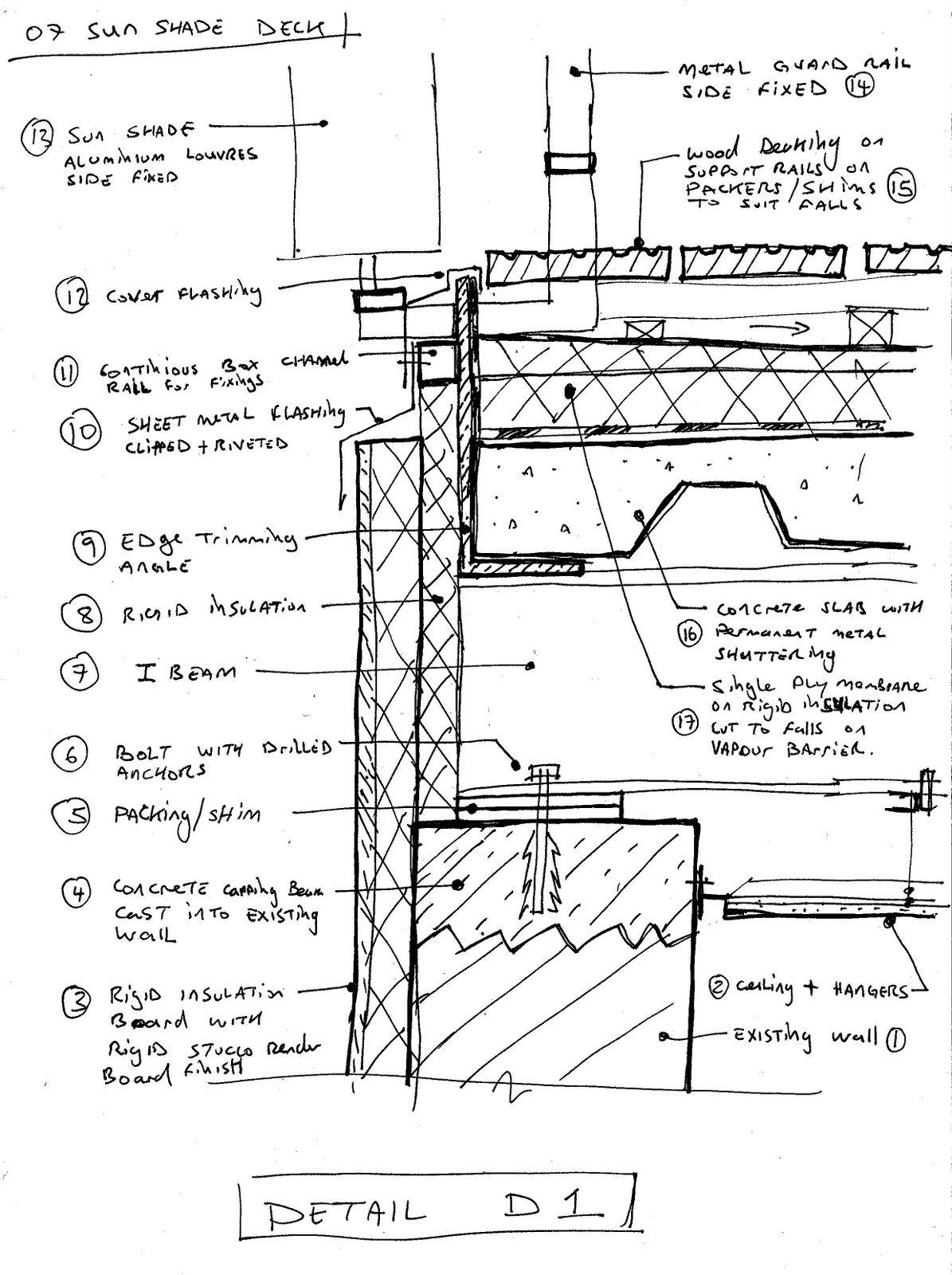 Stairs Detail Drawing at GetDrawings | Free download