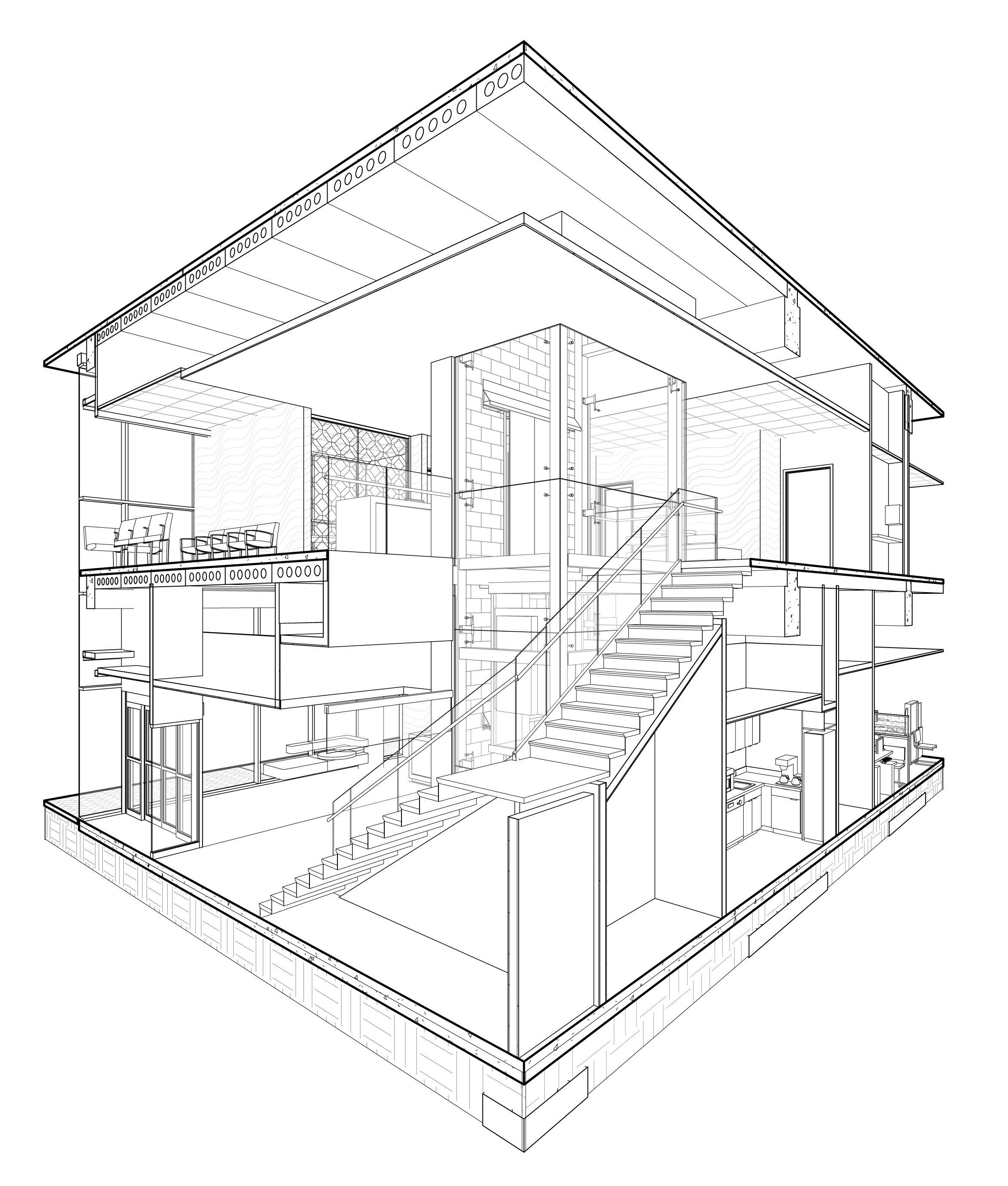 2345x2760 Stair Detail Hemisphere Architecture