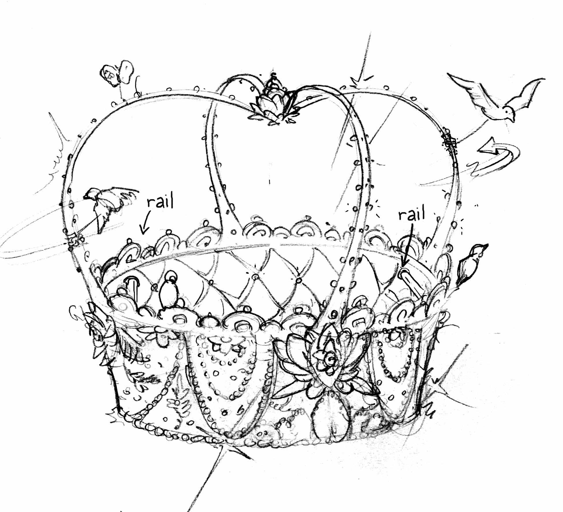 1950x1775 Royal Crown Drawing