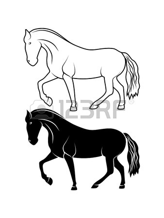 338x450 Drawing Thoroughbred Stallion Royalty Free Cliparts, Vectors,