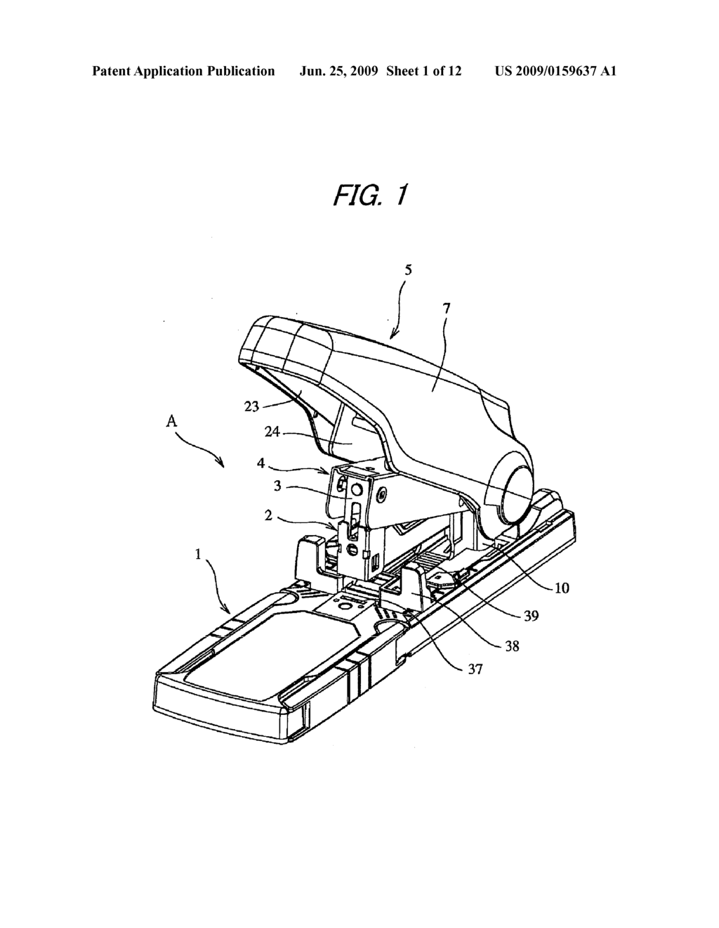 1024x1320 Stapler Having Power Mutliplying Mechanism