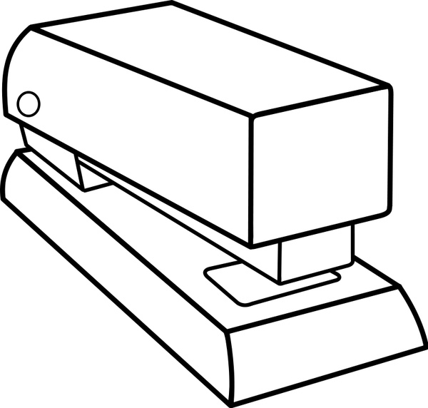 600x572 Agrafeuse Stapler Free Vector In Open Office Drawing Svg ( Svg