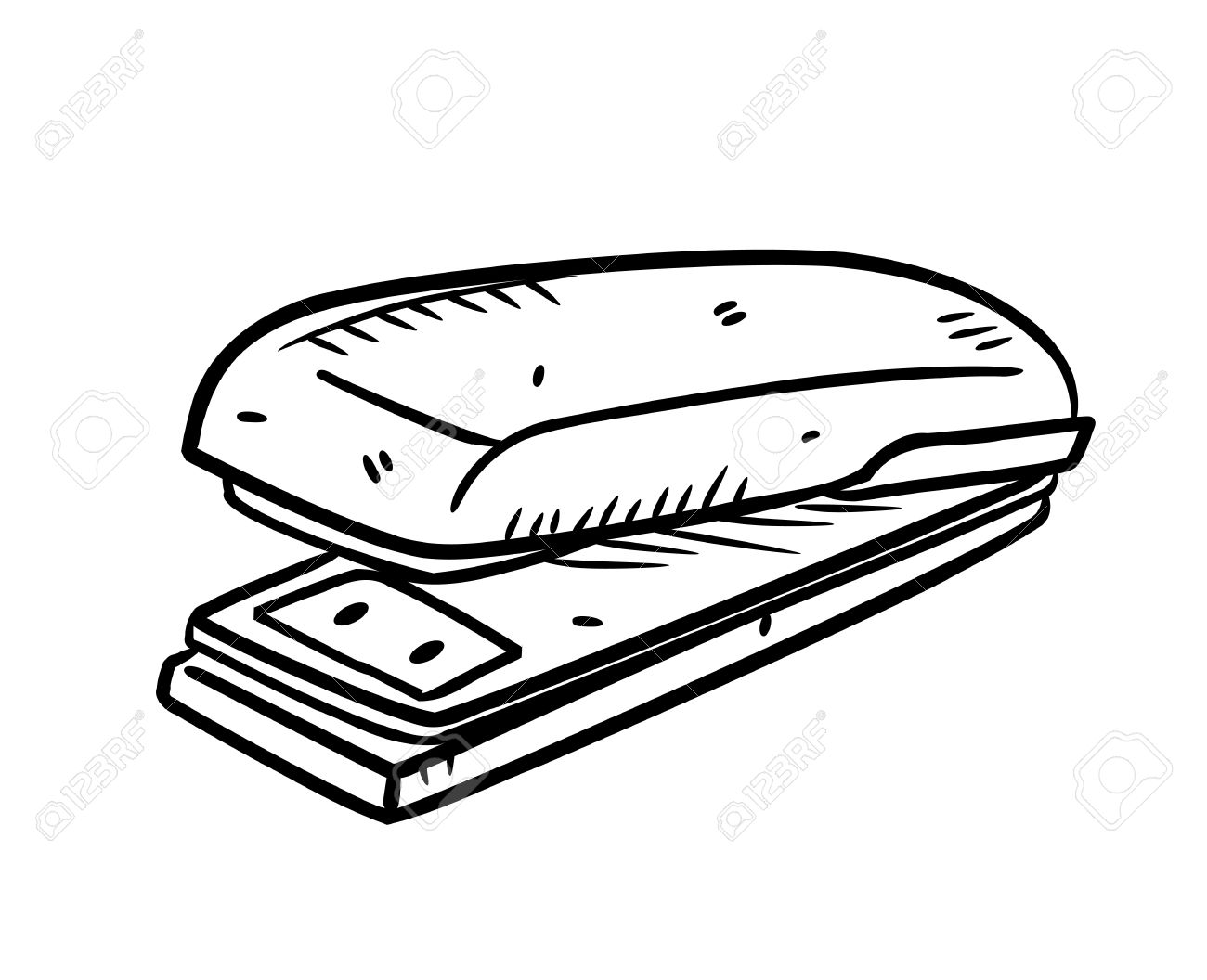 1300x1056 Stapler In Doodle Style Royalty Free Cliparts, Vectors, And Stock
