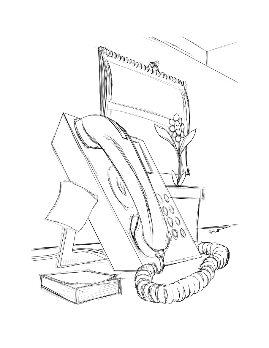 906x1172 Telephone Coloring Page For Your Adult Coloring Needs! Coloring