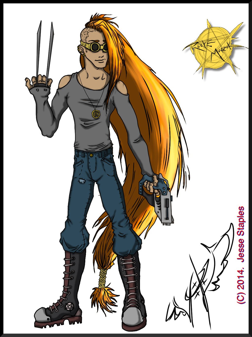 1024x1371 Rooke Murdoc (C) 2013 Jesse Staples Jesterdog's Art