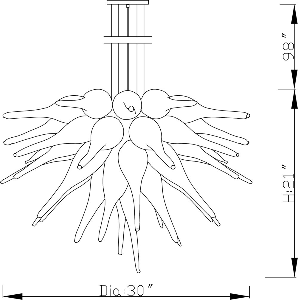 1000x1007 Amber Starburst (005na) Viz Glass