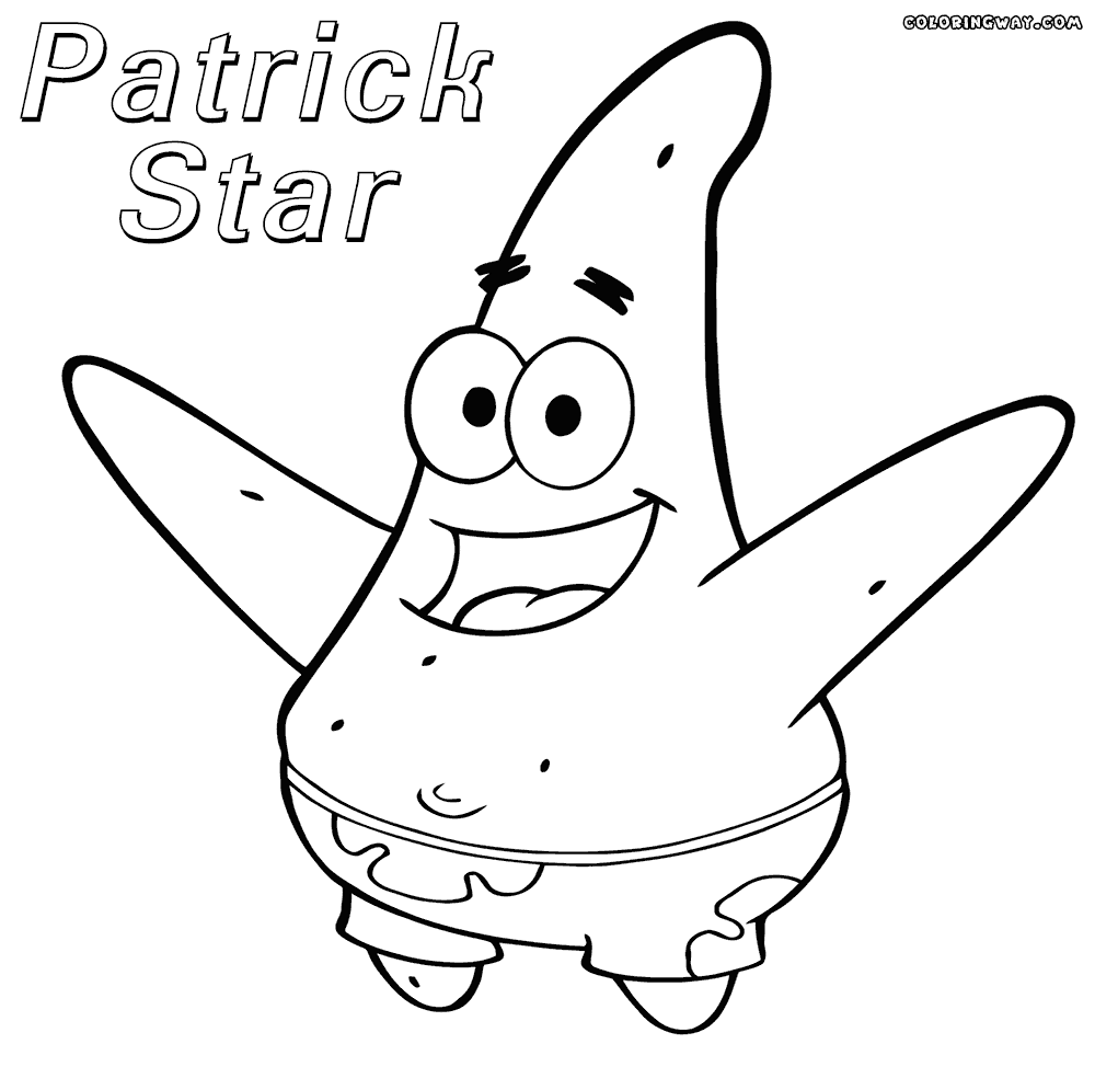 1000x974 Patrick Star Coloring Pages Coloring Pages To Download And Print