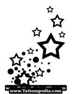243x320 Star Design Tattoo Design 30