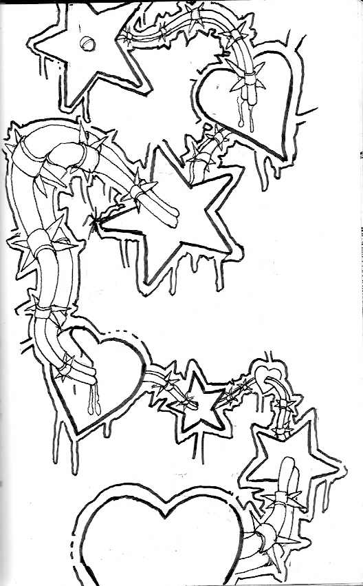 528x851 Stars And Hearts By Sempai Tem