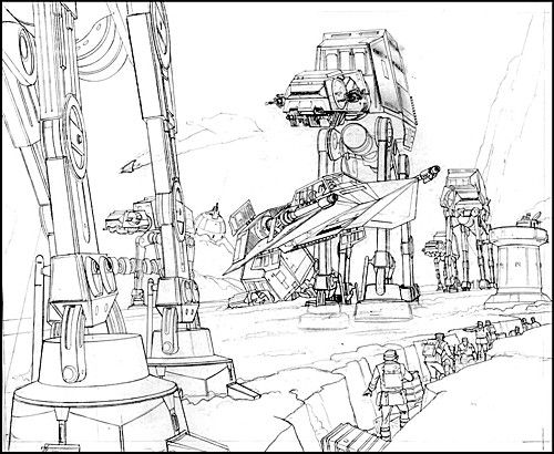 500x410 Making Of The Empire Strikes Back (1980) Millennium Falcon, Star