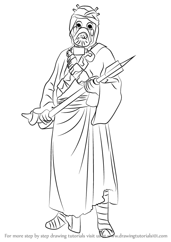 598x844 Star Wars Drawing Tutorials