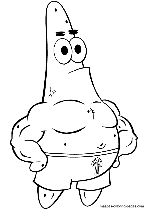 595x842 Drawing How To Draw Patrick Star Wikihow In Conjunction With How