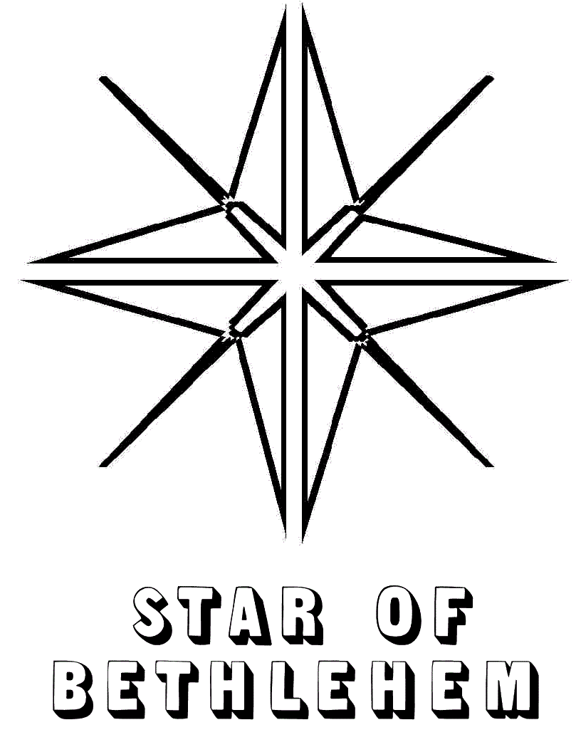 816x1056 Free Printable Star Coloring Pages For Kids