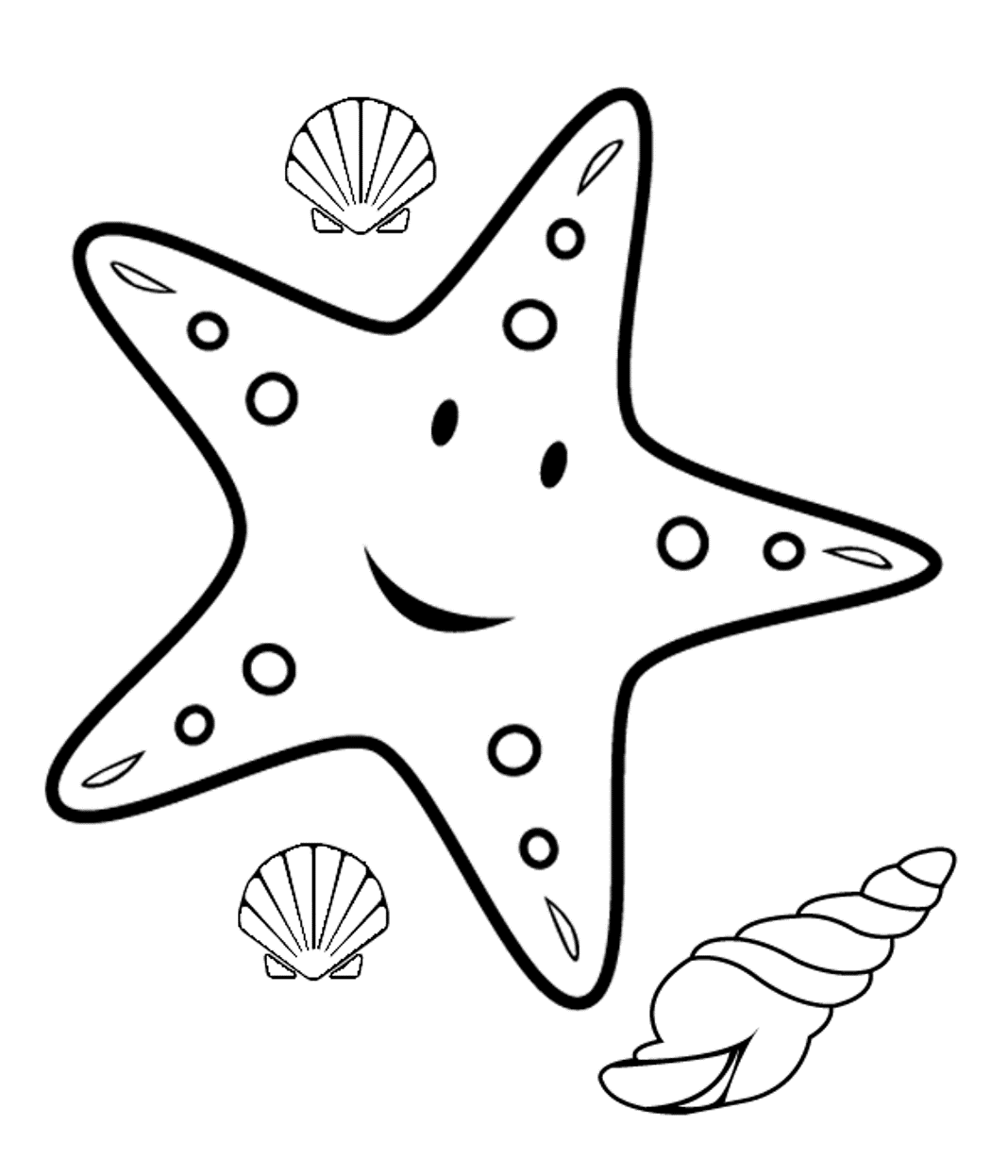 1068x1246 Star Coloring Pages