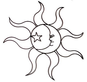 360x338 Sun Moon Star Sculpture Artistic Alchemy Art The Best Of Both