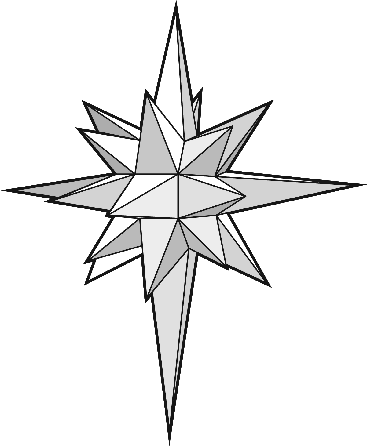 1201x1461 Photos 3d Star Drawing,