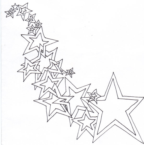 600x603 Star Outline Images Stars Drawing Outline Clip Art